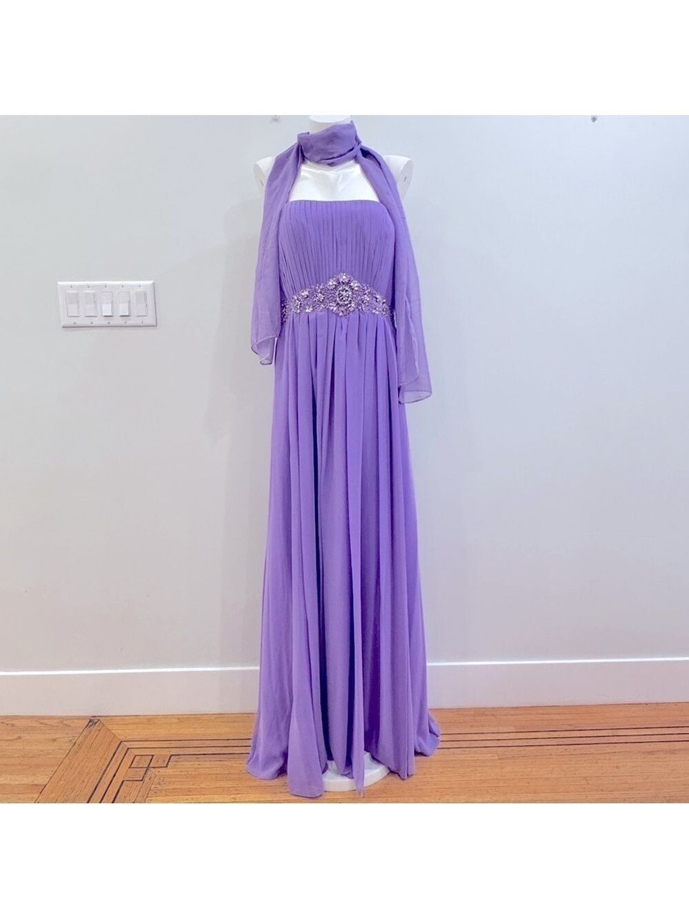 May Queen Lavender Evening Dress